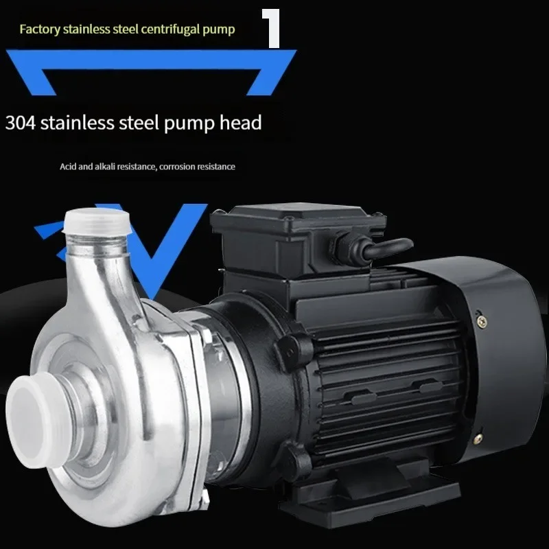 Pompa chimica anti-corrosione resistente agli acidi e agli alcali booster per tubi centrifughi 304 pompa chimica per acque reflue industriali