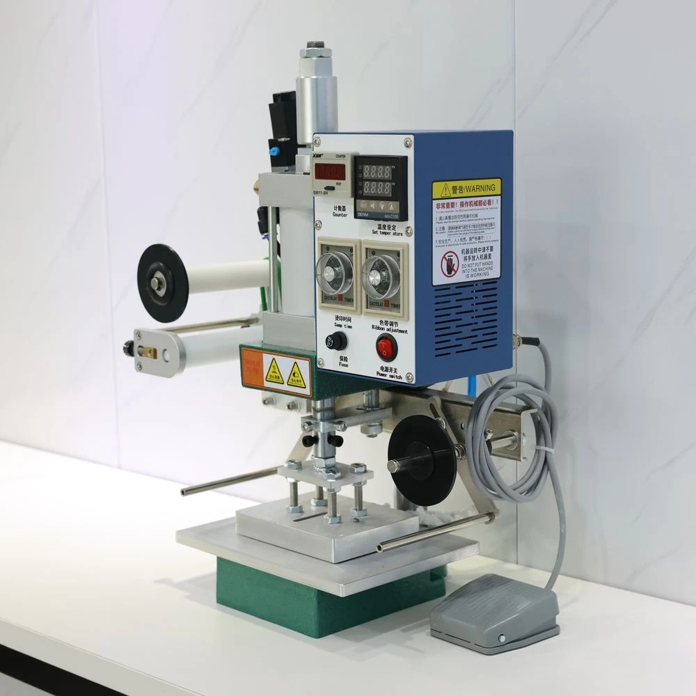 W-Y11 Macchina abbronzante Macchina per stampa a caldo Macchina per goffratura pneumatica Lamina per stampa a caldo Carta dorata Lamina HS per pelle PVC