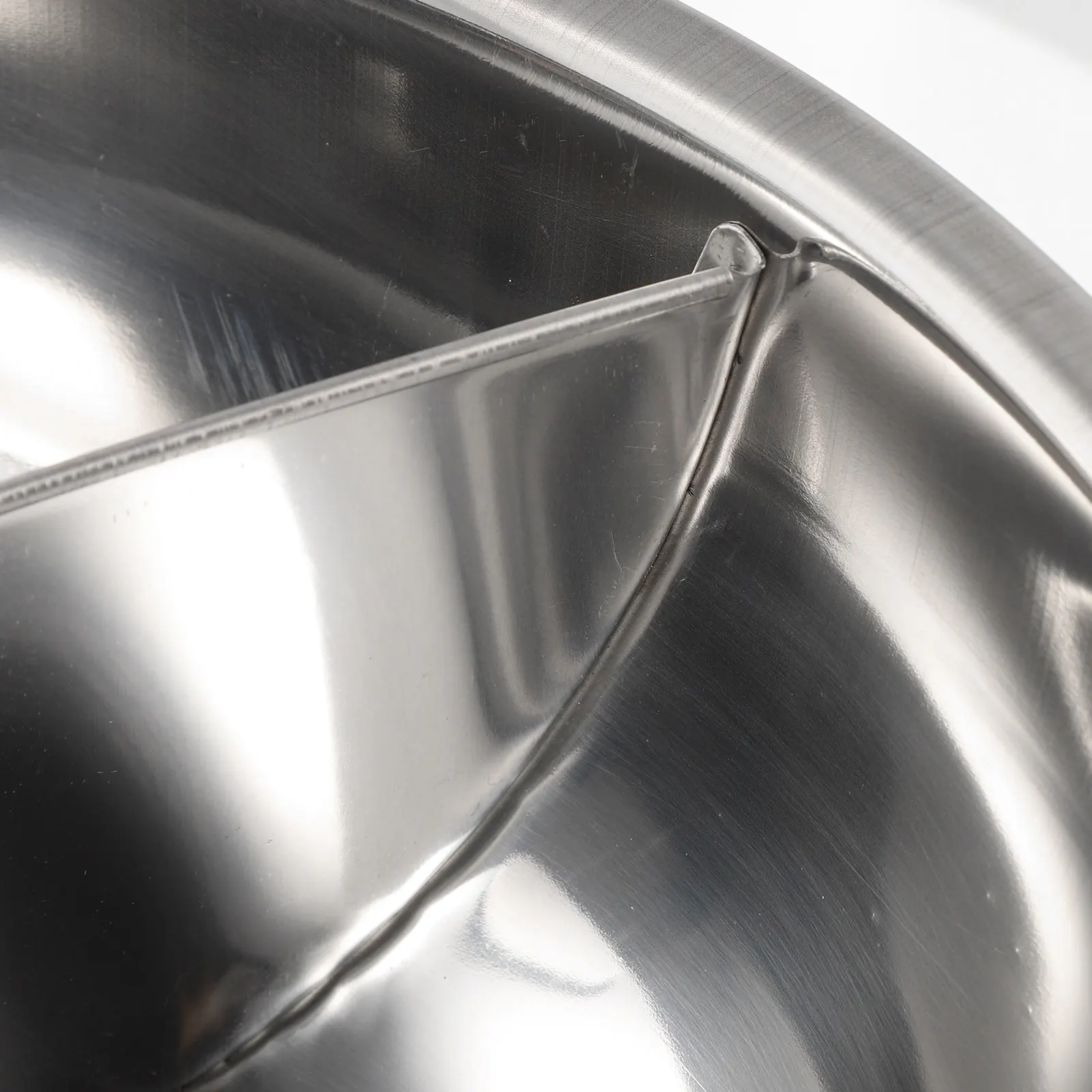 

1Set Stainless Steel Double Flavor Hot Pot Divided Pan Household Kitchenware Lid Hotpot Soup Pot Cooking Pan