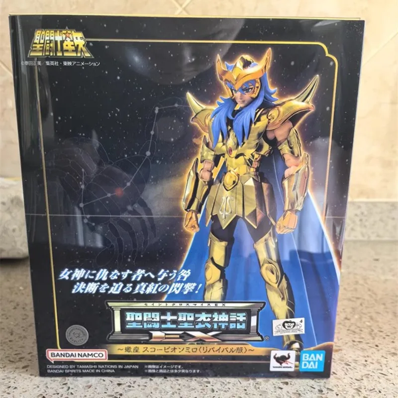 

Sacred Clothing Myth Ex2.0 Golden Saint Seiya Скорпион Miro Rebirth Edition Фигурка Модель Украшения Коллекция игрушек Подарок для мальчика