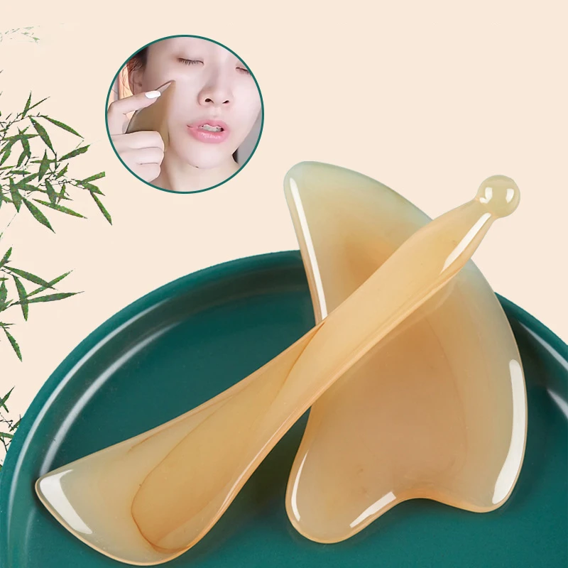Skin Scraping Resin Gua Sha Massage Board Guasha Plate Face Eye SPA Massager Scrapers Tools For Face Neck Back Body Legs'