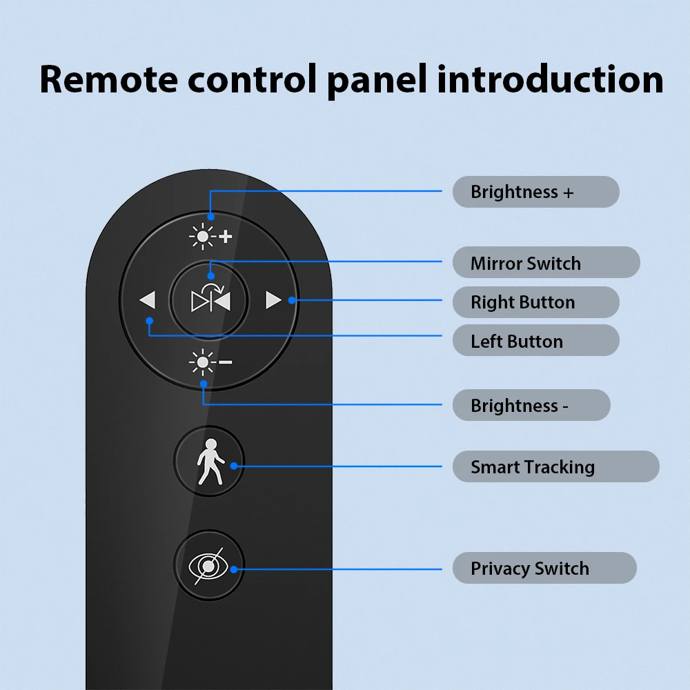 1080P Full HD Webcam AI Auto Tracking Web Camera With Remote Control Microphone Live Streaming Mini Camera For PC Laptop Desktop