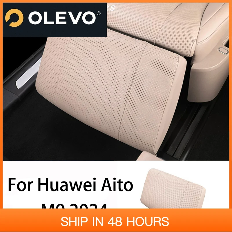 

New For Huawei Aito M9 2024 Second Row Electric Leg Rest Leather Protective Cover Interior Accessories