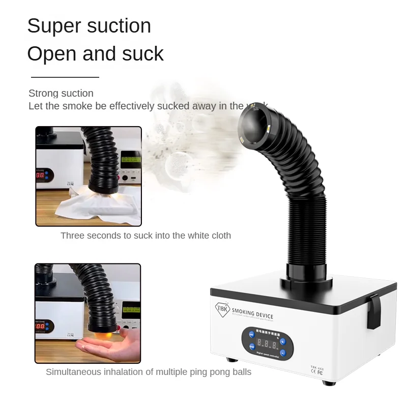 

TBK-668 Волокно CO2 Лазерная Гравировка Мини Портативный Курительный Инструмент для Сварки Ремонт Дымосос 220 В 110 В 150 Вт