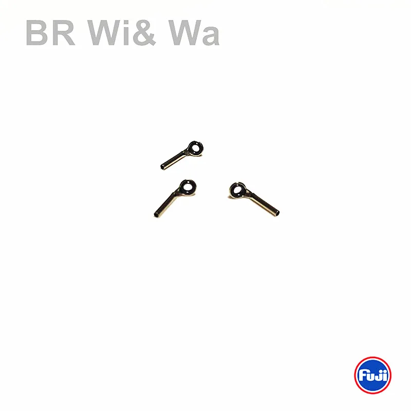 BR Wi & Wa Fuji PLFST with SIC Super Small Center Ring, Tip Top for Super Sensitive Fine Rod, Repair Fishing Rod Building, 3 Pcs