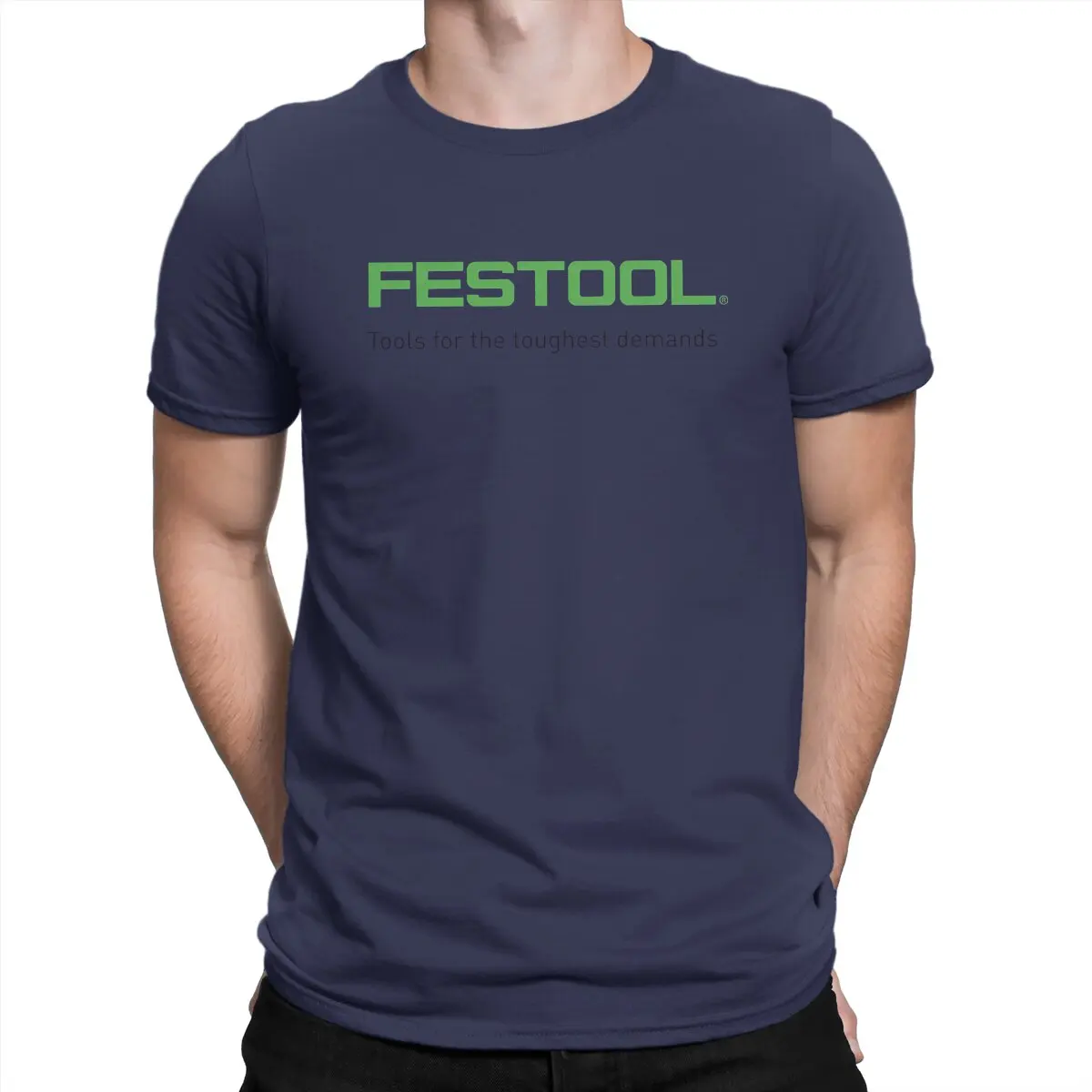 Men's T-Shirts Festool Fun 100% Cotton Tees Short Sleeve Festool T Shirts Crewneck Tops Party