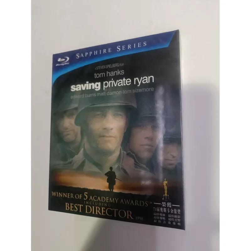 Спасение рядового Райана. Blu-ray. Стивен Спилберг. Классический военный фильм. Полное издание.