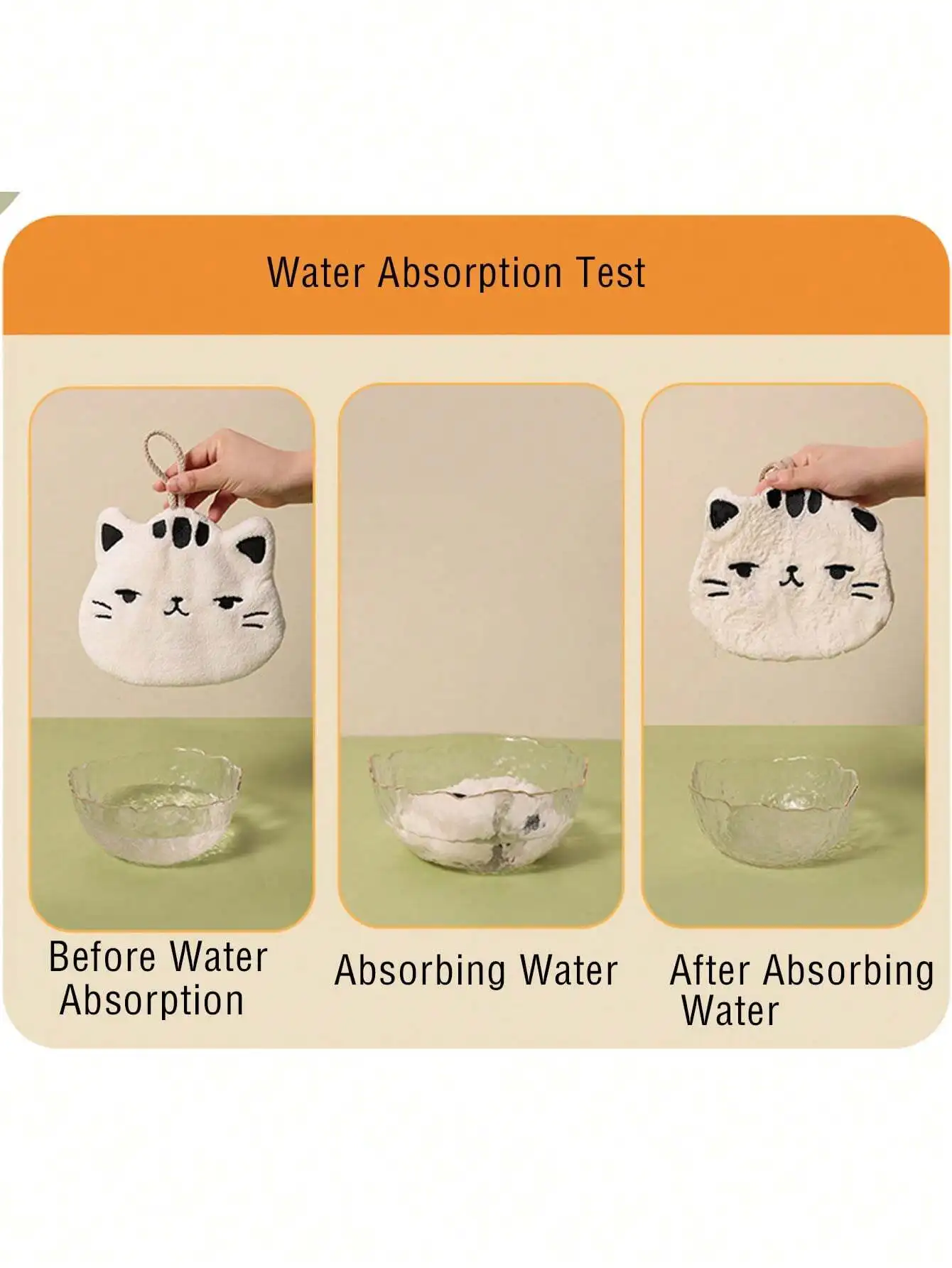 1 قطعة الصوف المرجاني ماصة لطيف القط تصميم معلقة منشفة اليد مناسبة للحمام والمطبخ غير تساقط منشفة صغيرة ل هان