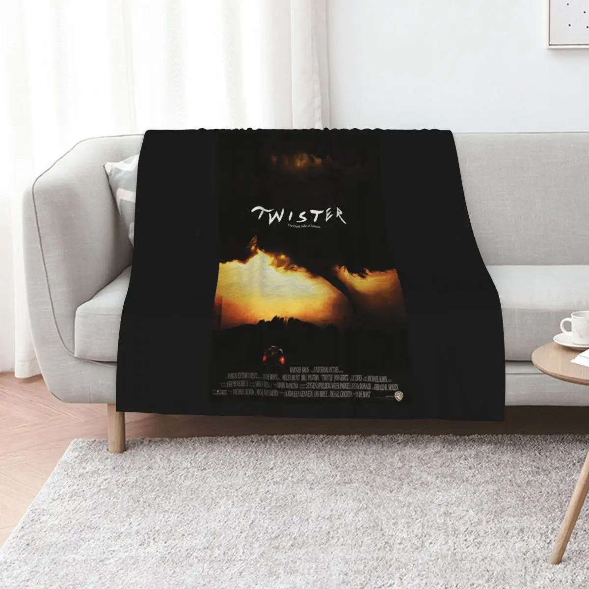 Twister Poster Throw Blanket Thermal Luxury for babies Beach Baby Retros Blankets