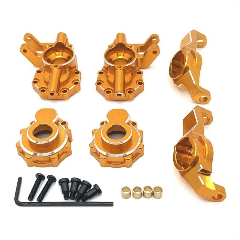 WOWFU-RC Car Upgrade Front Axle C Steering Cup Kit For TRAXXAS 1/10 TRX4 HUANGBO 1/10 R1001 R1002 R1003 RC Car Upgrade Parts A