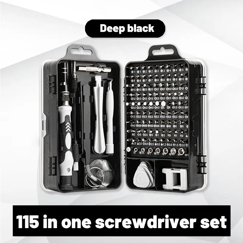 115 In 1 Screwdriver Set Mini Precision Multi Computer PC Mobile Phone Device Repair INSULATED 112 115 in 1