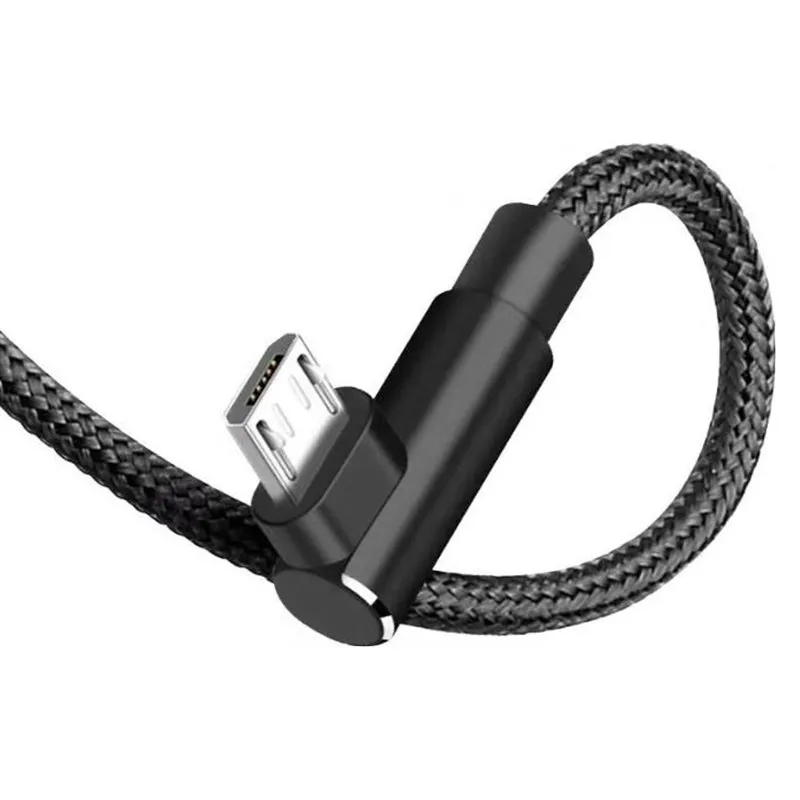 0,25м 1м 2м 90 °   Локтевой кабель Micro USB для Redmi 5 Plus 6A 6 Pro Note 2 3 4 4X 5A Samsung S7 S6 S4 S3 N7100 N9000 N910 Line