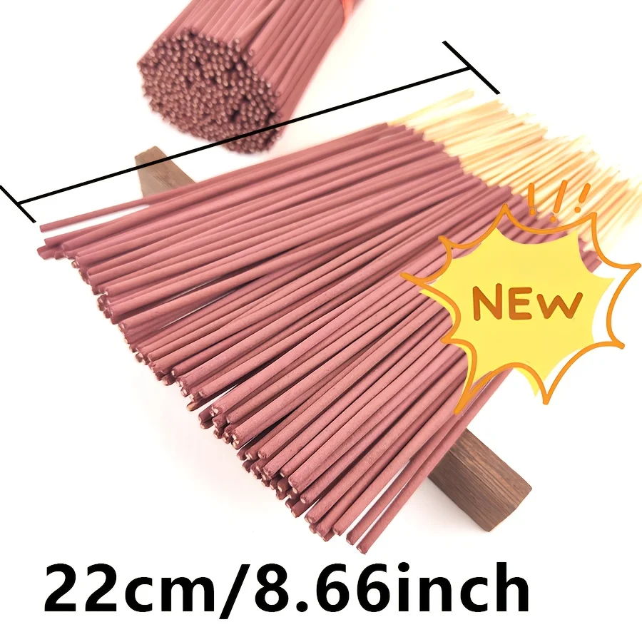 New Lotus-Flavored Premium Incense Sticks, 22cm Long and Thick, Handmade Incense Sticks Made from Lotus Fragrance Powder, with a Natural and Fresh Scent, Calming and Invigorating, Repelling Mosquitoes and Eliminating Odors, Suitable for Yoga, Meditation, Hosting Guests, Reading, Etc Great Gifts for the Holidays