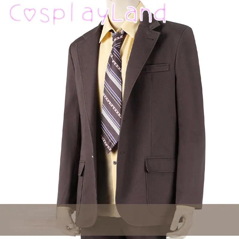 New Movie Joker 2 Crazy As A Couple Cosplay Outfit Arthur Fleck Man Suit With Coat Pants Shirt Tie Carnival Halloween Costume