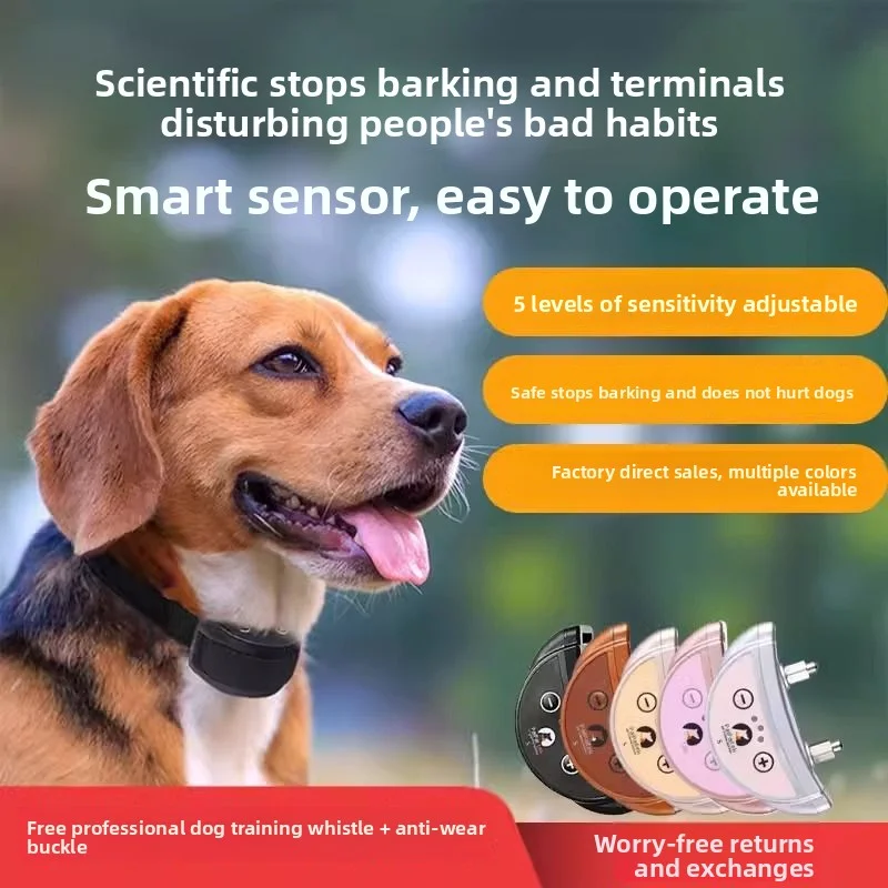 

Dog Collar Automatic Bark Stop Device To Prevent Dog Training Tool For Pets To Prevent Barking Disturb The Public For Dog