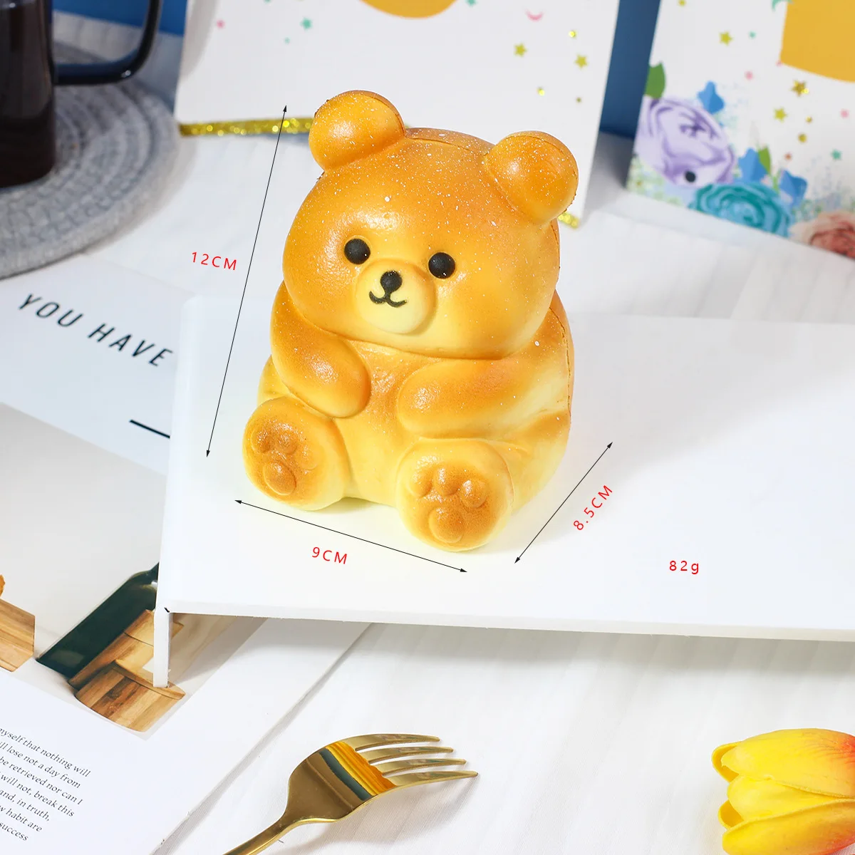 Jouet de Simulation d'animal de dessin animé en PU à rebond lent, ours mignon, pain Capybara avec parfum, jouets anti-Stress, cadeaux pour enfants