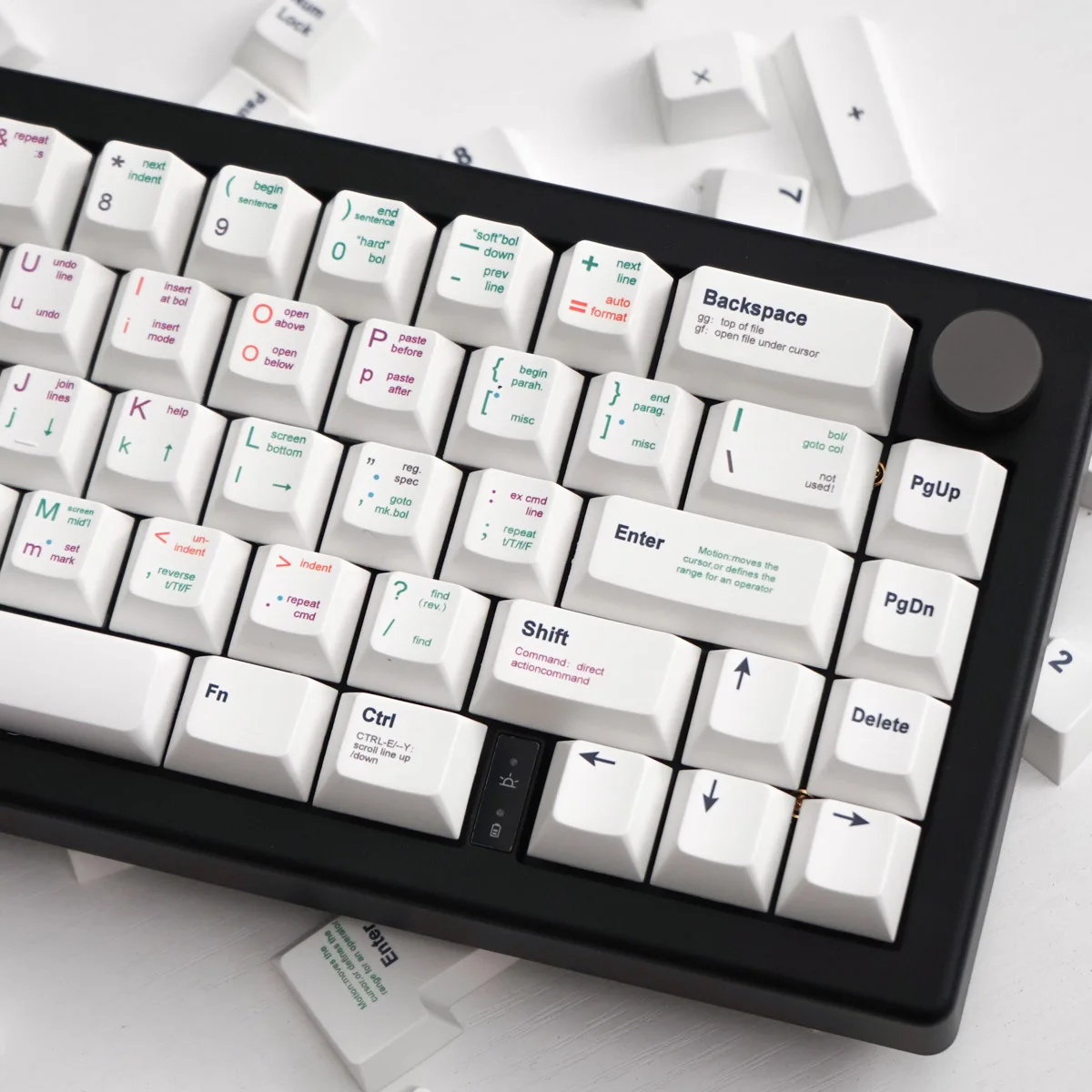 

Programmer Mechanical Keyboard Key Caps 139 Key PBT Heat Sublimated Cherry Profile for 64/68/75%/980/108 Keyboard keyCaps