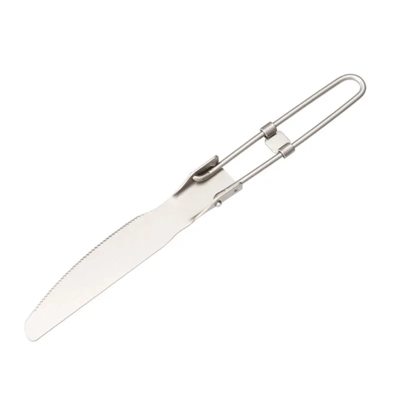 

Keith Titanium Knife Portable Lightweight Outdoor Picnic Hiking Folding Cutlery Healthy Ti5304 Tableware