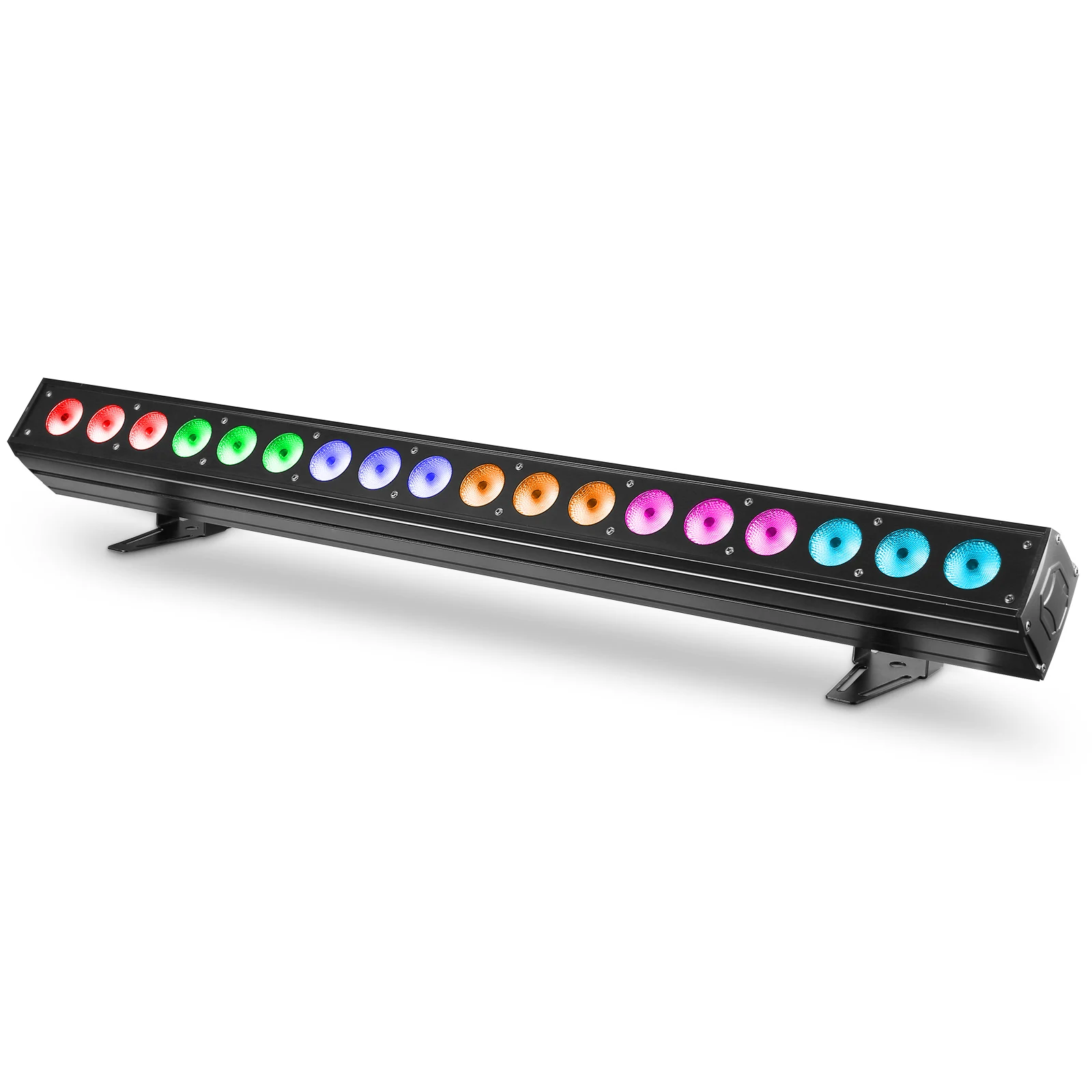U'King 2PCS 120W RGBWAUV LED Wall Wash Licht DMX Line Bar Wash Bühnenlicht 18LED Effekt für DJ Party Hochzeit Veranstaltungen Beleuchtung
