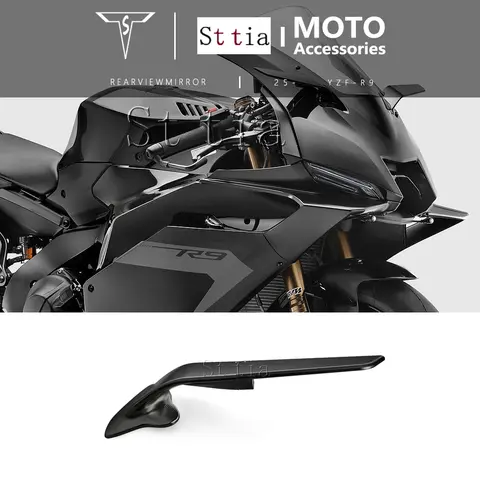 New Motorcycle Rear View Mirror For Yamaha YZF-R9 YZFR9 YZF R9 2025 Adjustable CNC Aluminum Rearview Mirror Wind Wing Mirror