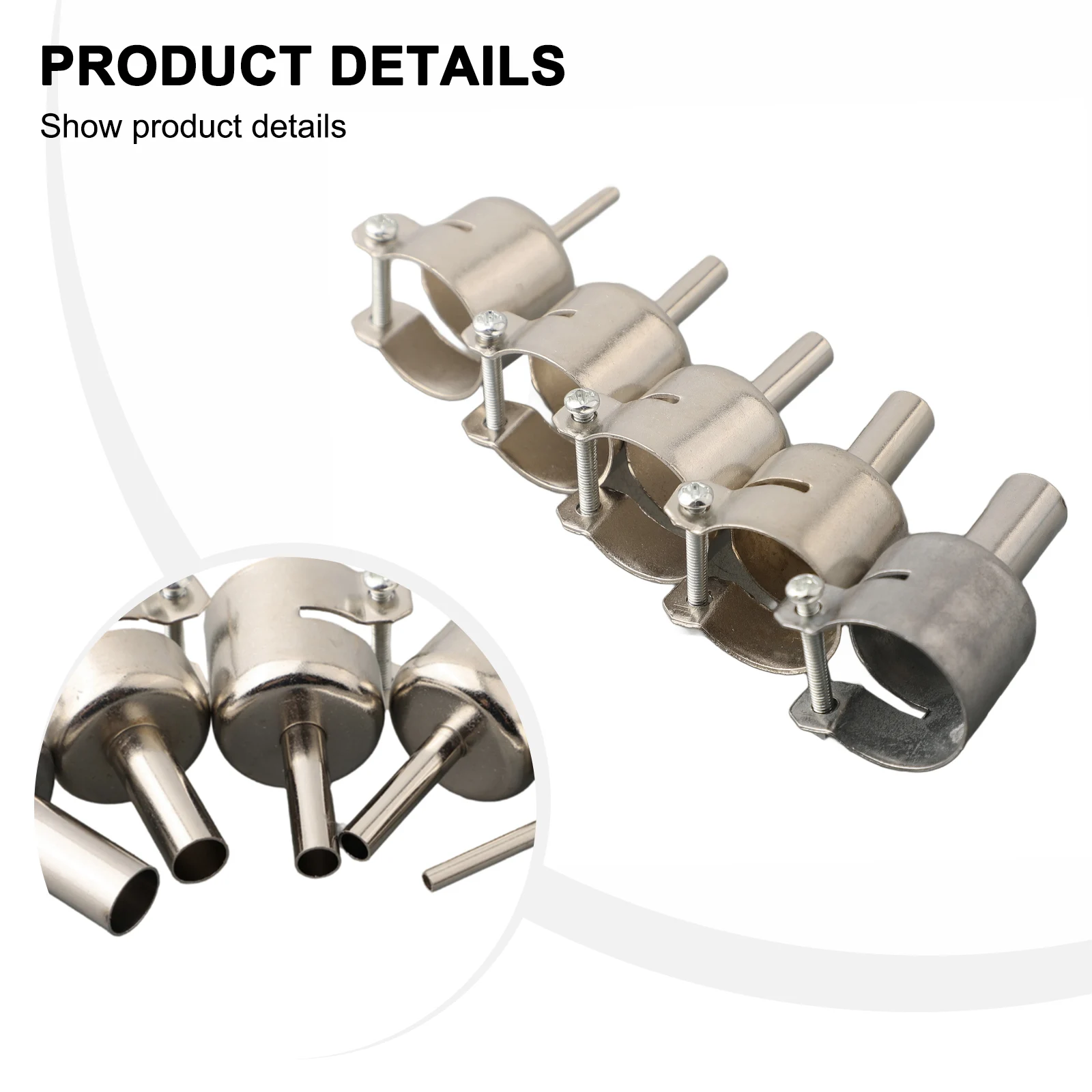 Air Stations Welding Nozzle Stainless Steel Strong Versatility Aoyue 906 968 850 6028 850 852D Series Hot Air Stations