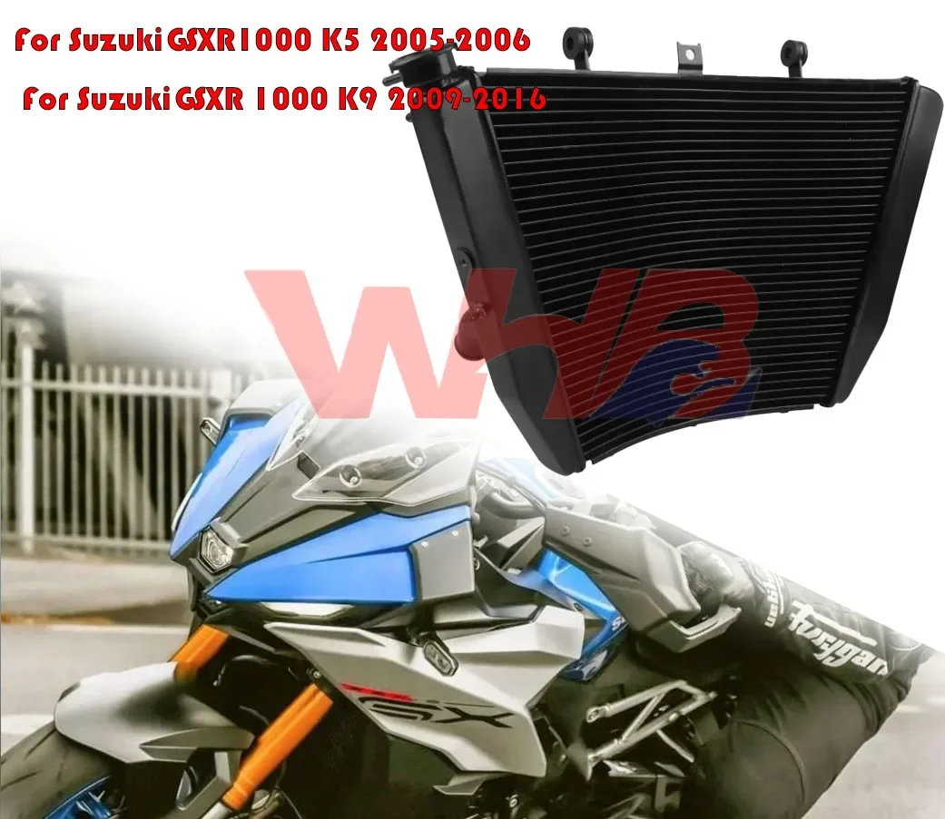 

Fit For suzuki GSXR1000 K5 2005-2006 GSXR 1000 K9 2009-2016 Motorcycle Engine Radiator Coolant Cooler Cooling Water Tank System