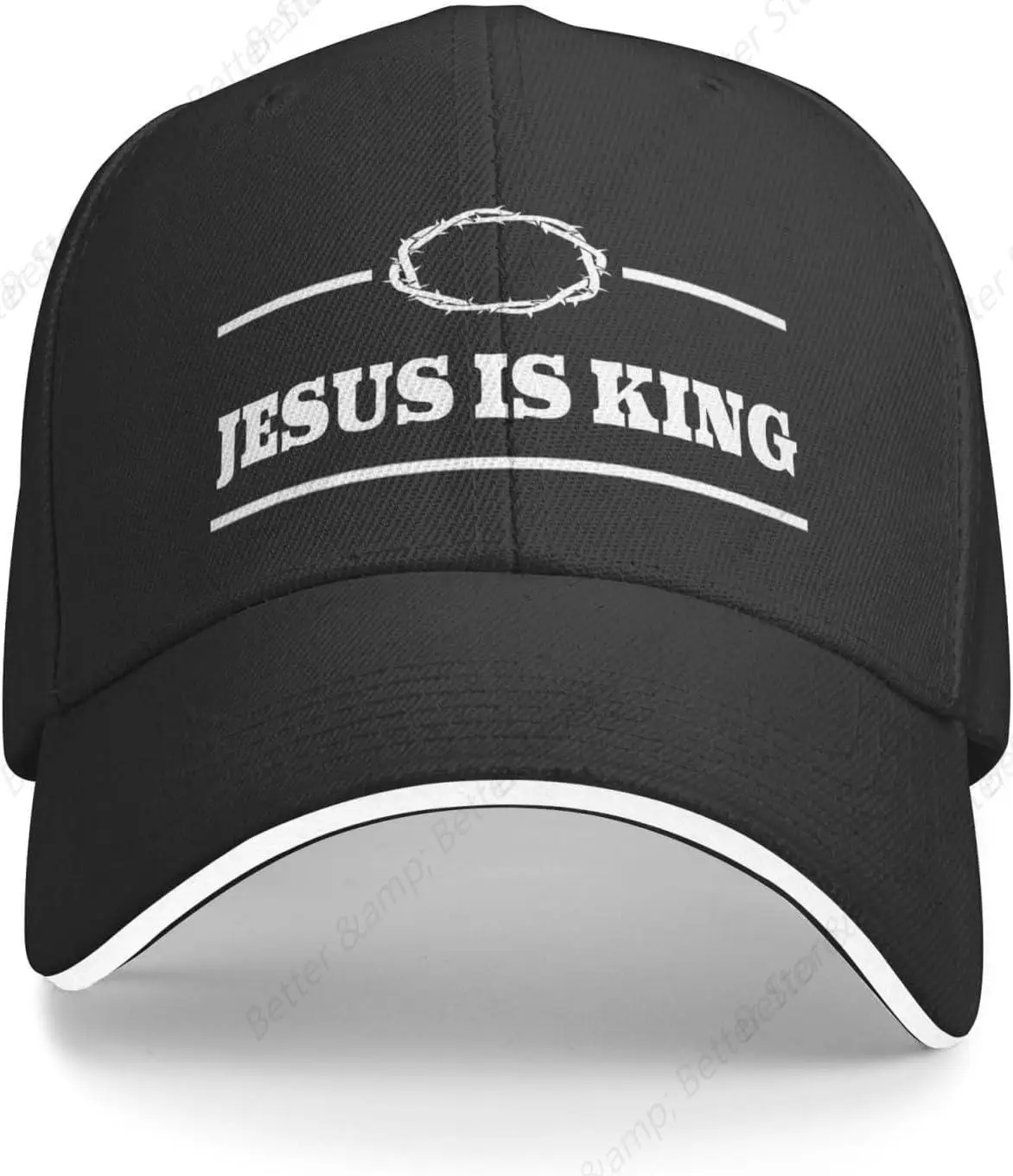 Jesus is King Baseball Cap for Men Women Peaked Cap Sun Shade Sunprotection Hat