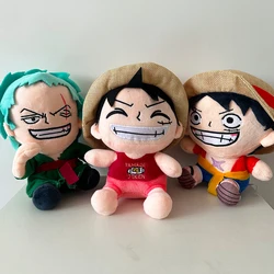 20cm One Piece Plush Toy Japanese Anime Luffy Zoro New Cartoon Character Doll Padding Classic Cute Beautiful Gifts For Kids Toys