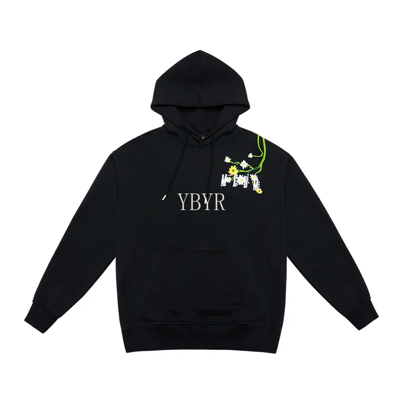 

Daisy Embroidery Hooded Sweatshirt Women's Casual Sweatshirts Hoodie Pullover Niche Design Loose Streetwear Long Sleeves