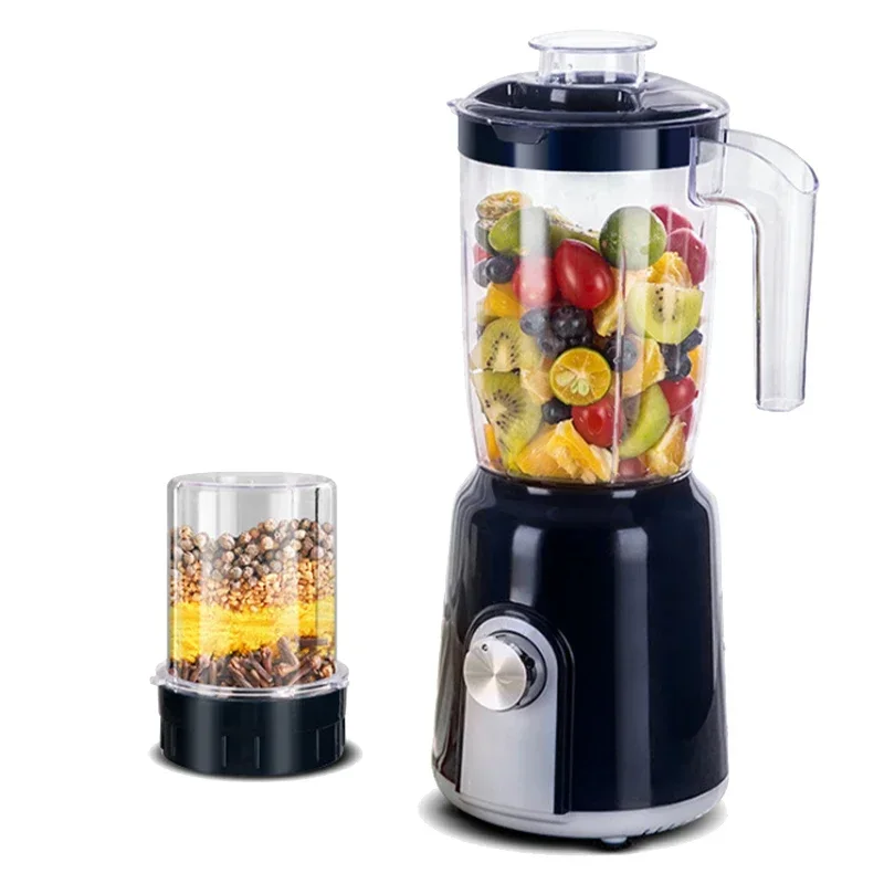 

2-in-1 1.5L High Power Blender Mixer Electric Juicer Machine Smoothie Blender Food Processor Personal Juice Blender Cup