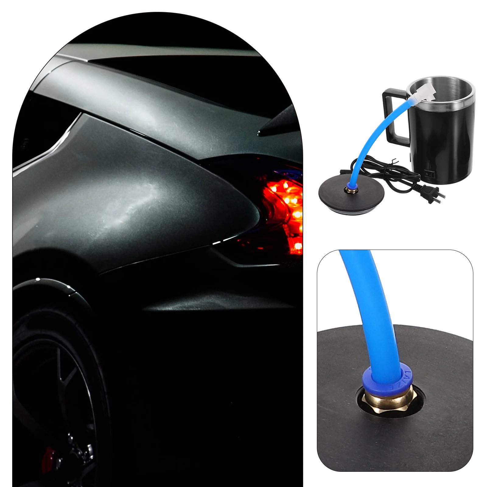 Headlamp Leakproof Car Headlight Fog Cup Lens Repair Tool Atomizing Plastic Restoration Kit