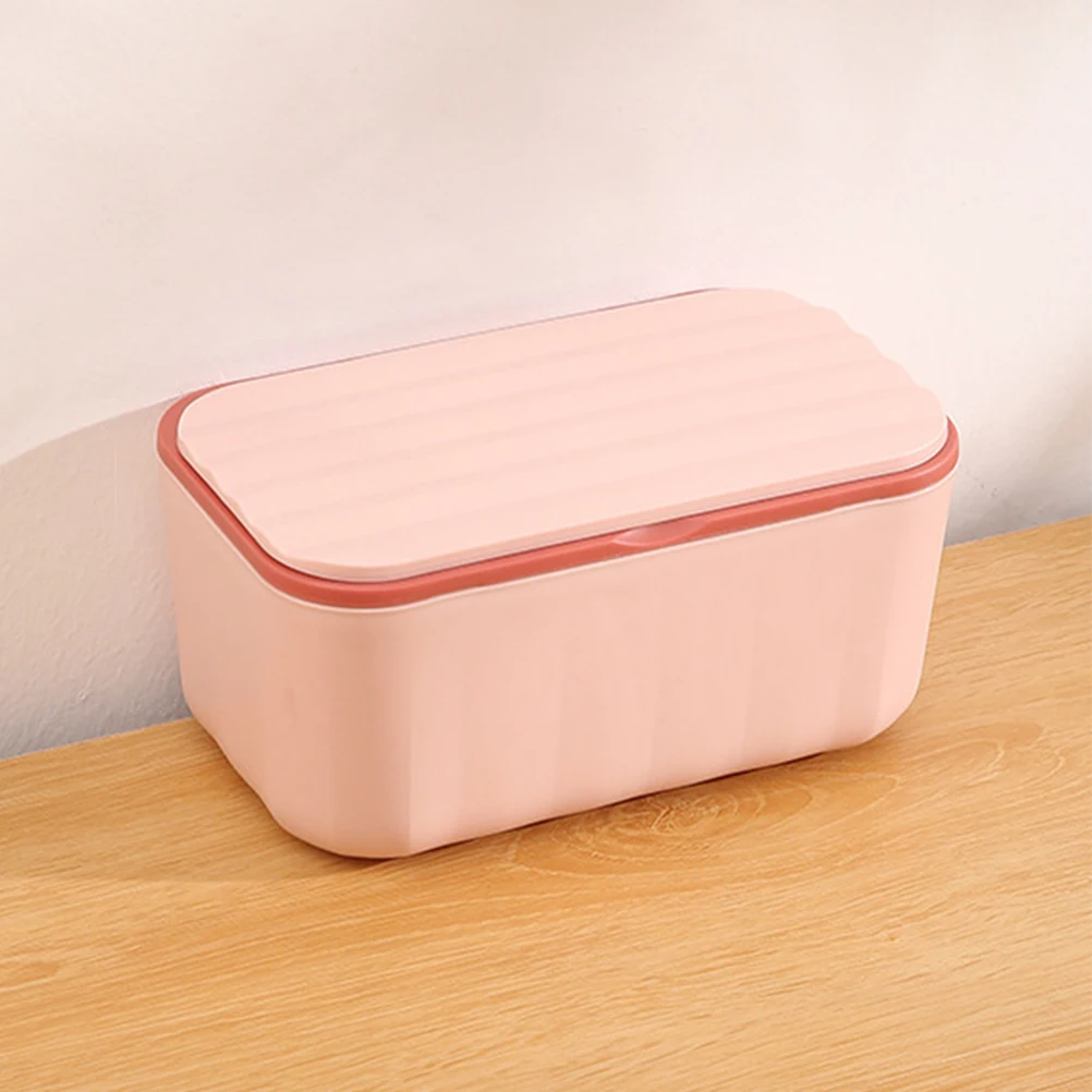 2 pçs caixa de tecido toalhetes recipiente recarregável portátil à prova de poeira plástico viagem quarto do bebê cozinha banheiro dispensador rosa roxo