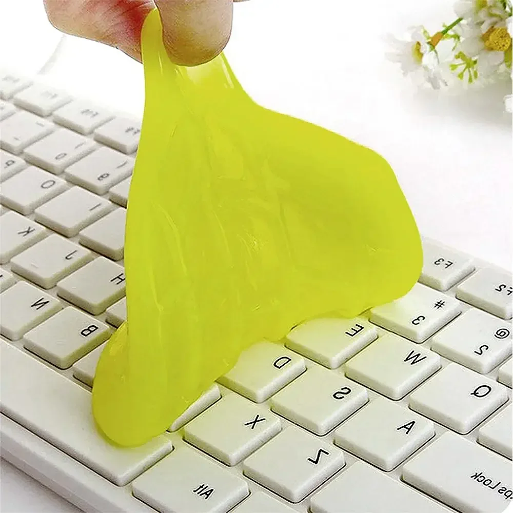 1pcs 70g Car Wash Mud Cleaning Pad Glue Powder Cleaner Dust Remover Gel Home Computer Keyboard Clean Accessories Tools Universal