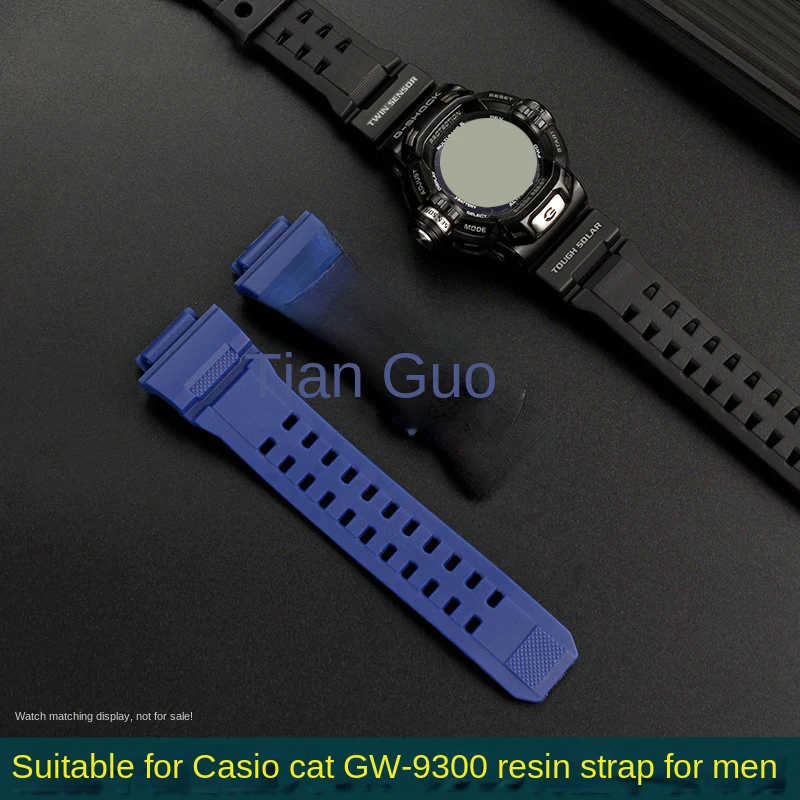 

Suitable for 3410 Casio G-SHOCK waterproof watch chain, male cat GW-9300 GW9400 silicone watch strap