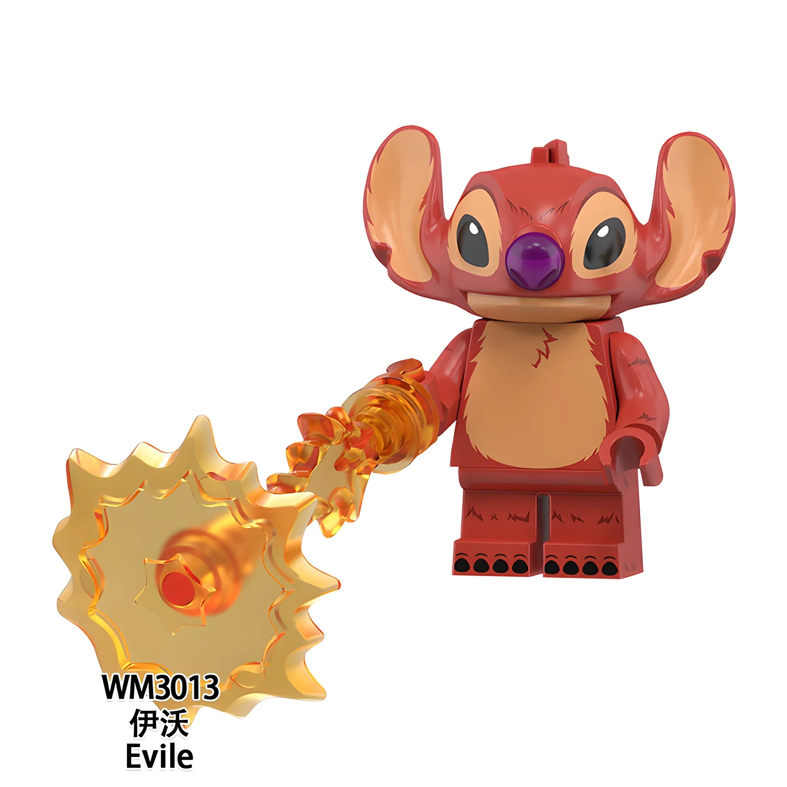 شخصيات ديزني ليلو وستيتش WM6219، بما في ذلك سايبر، آنجل، إيفيل، ريوبين، وووبس، ليروي، هدية إبداعية قابلة للجمع