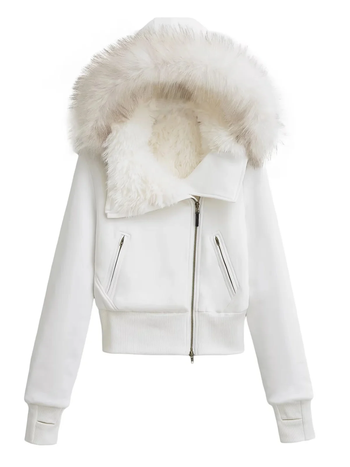 

Зимнее пальто American Sle Thiened, женское пальто с капюшоном, теплый топ на косой молнии, хлопчатобумажная ткань