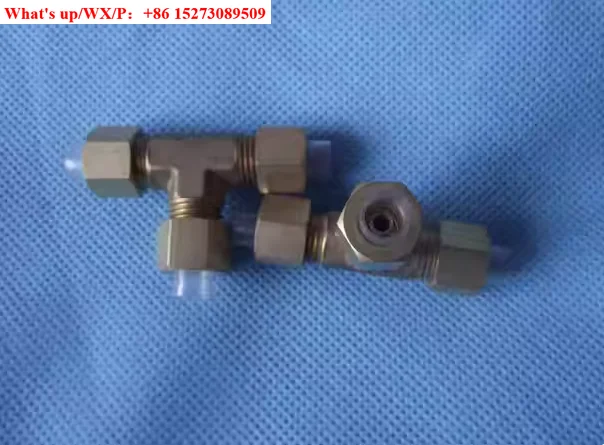 （5PCS)Imitation ferrule connector, Japan's UT1N imperial specification, equal diameter  tee pipe connector