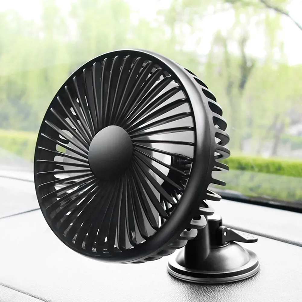 

5V Mini Car Fan Auto Single Head Fan USB Interior Car Fan Suction Cup Adjustable Car Seat Back 360 Degree Cooling Fan