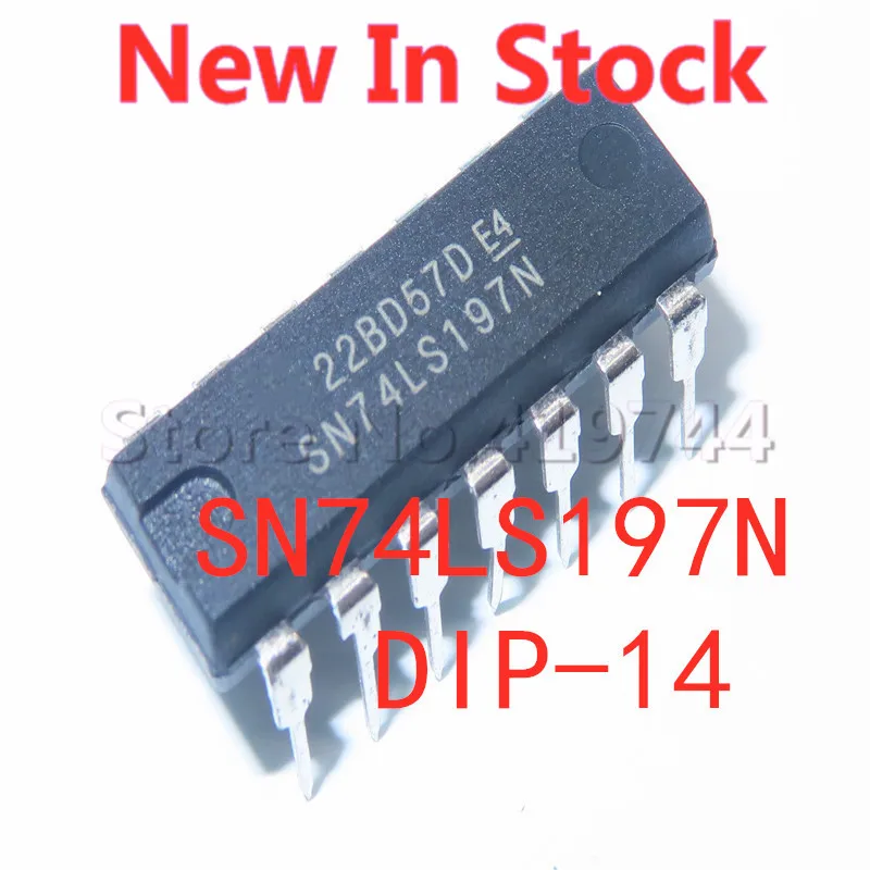 5PCS/LOT SN74LS197N 74LS197 HD74LS197P DIP-14 counter In Stock NEW original IC