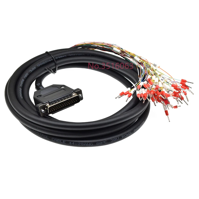 44Pin IO connector.signal cable.cable for PLC control.for delta ASD-B B1 B2 series.for servo drive CN1 44-Pin DB44