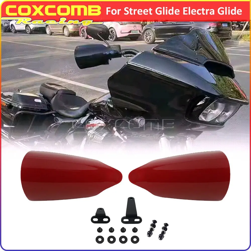 

For Harley Electra Glide Street Glide FLHX FLHXST FLHXSE FLHXS FLHT FLHTP Motorbike Hand Shield Guard Handle Handguard Protector