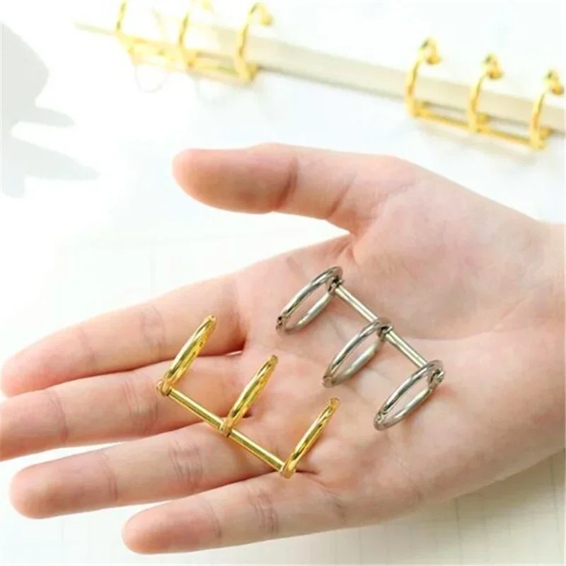 2 PCS/Batch Notebook Metal Hole Frame Binder Photo Album Buckle Removable Office School Binding Student Supplies Accessories