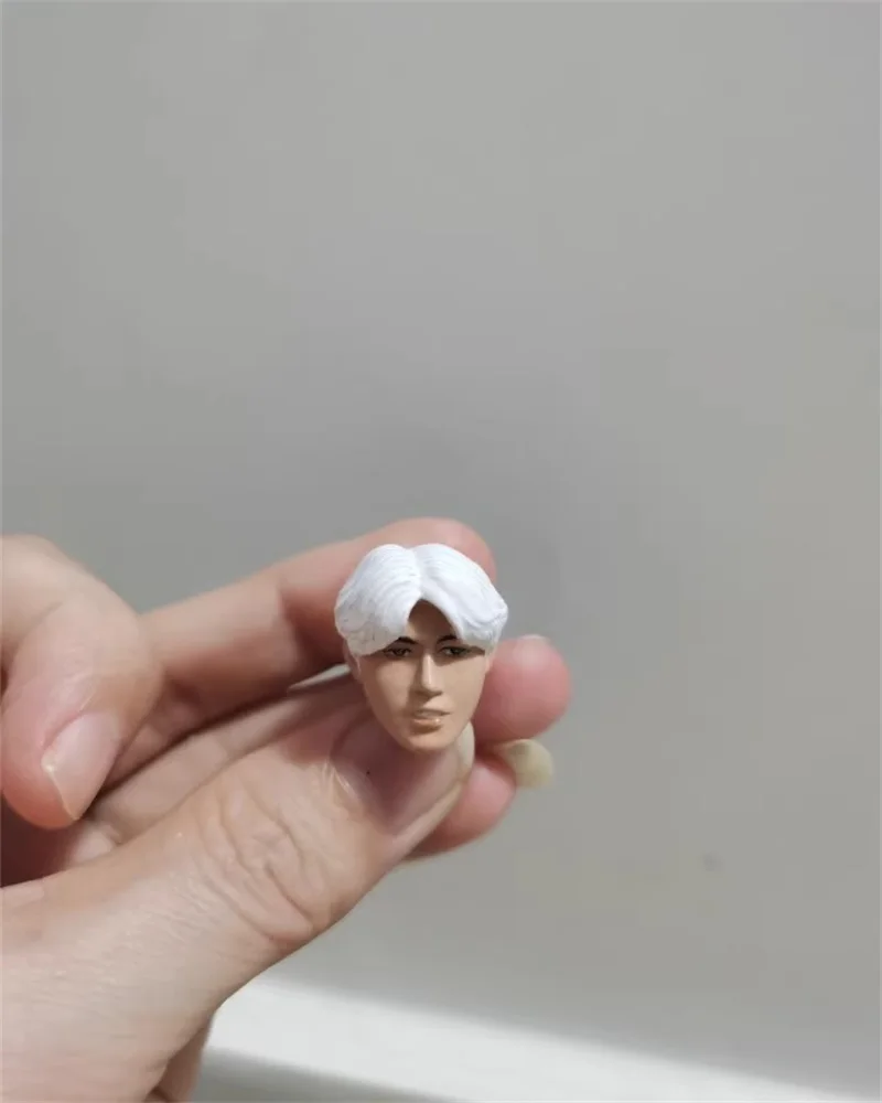 

Little 1/12 Scale Male Soldier Cai Kun Head Carving Sculpture Model Toy Fit 6'' Action Figures Body In Stock