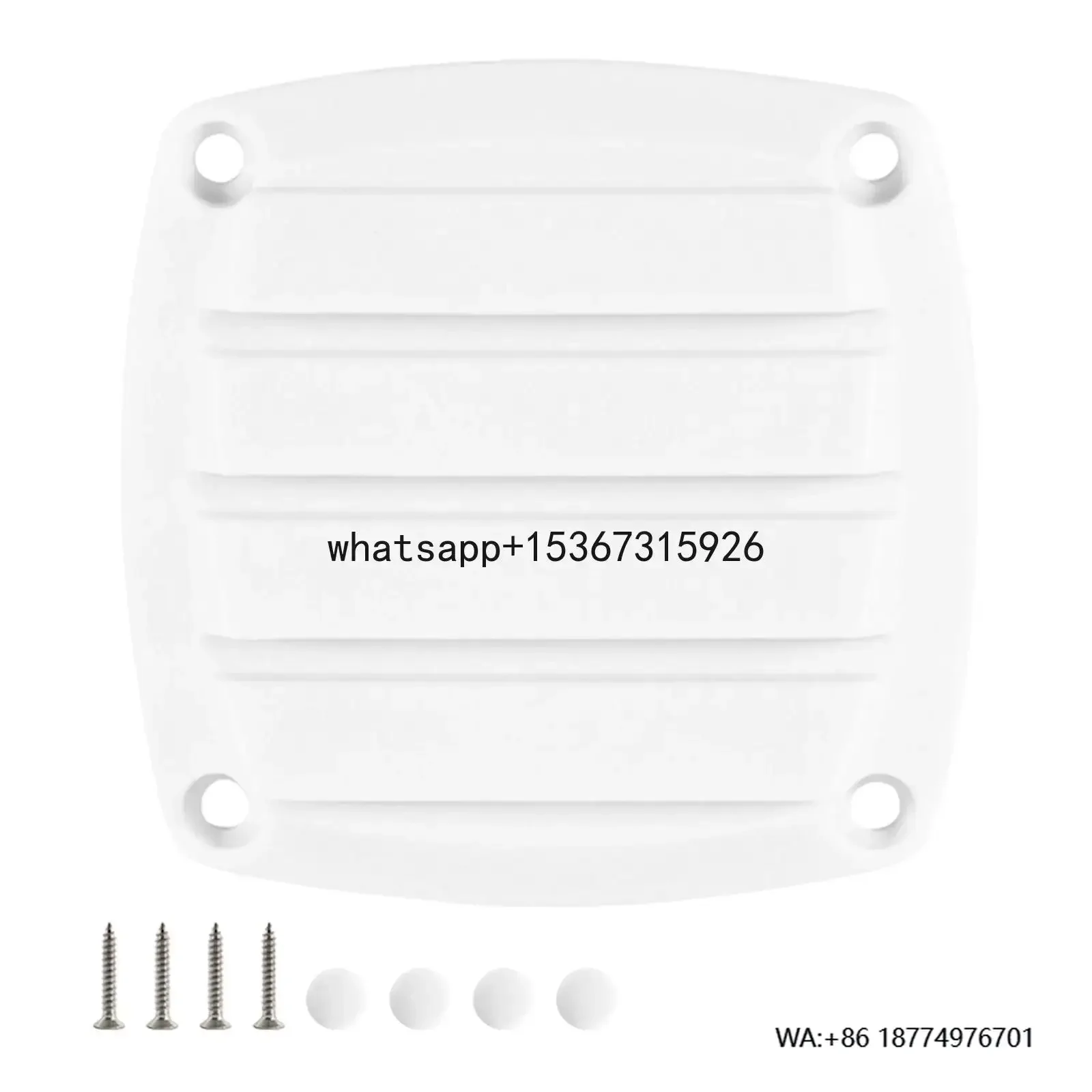 

3 inch Boat Louvered Vent Accessories Square Air Vent Grill Ventilation Ducting Cover Outlet Vent for Yacht Marine