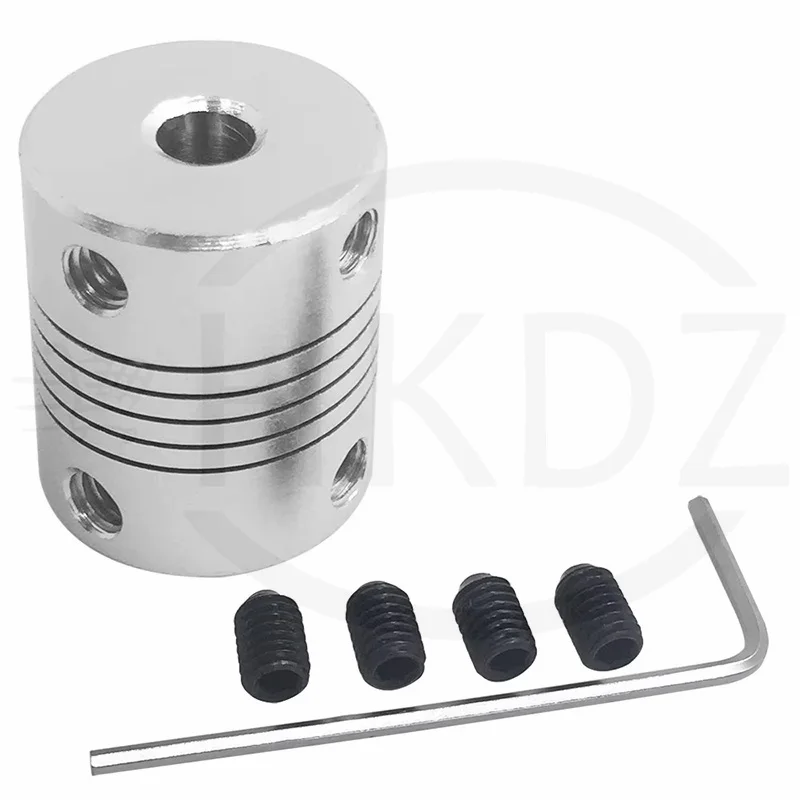 1Pcs 3/4/5/6/6.35/7/8/10mm Flexible Couplings For Stepper Motors Jaw Shaft Coupler, Used in Small CNC Machines 3D Printer