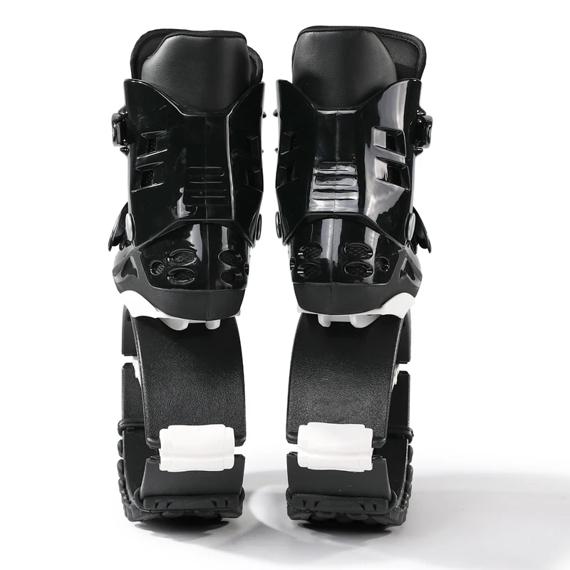 TFAN JUMP Kangoo Jumps Rebound Boots All Black Multi Sizes Jumping Bounce Shoes Slimming Toning Workout Fitness For Men Women