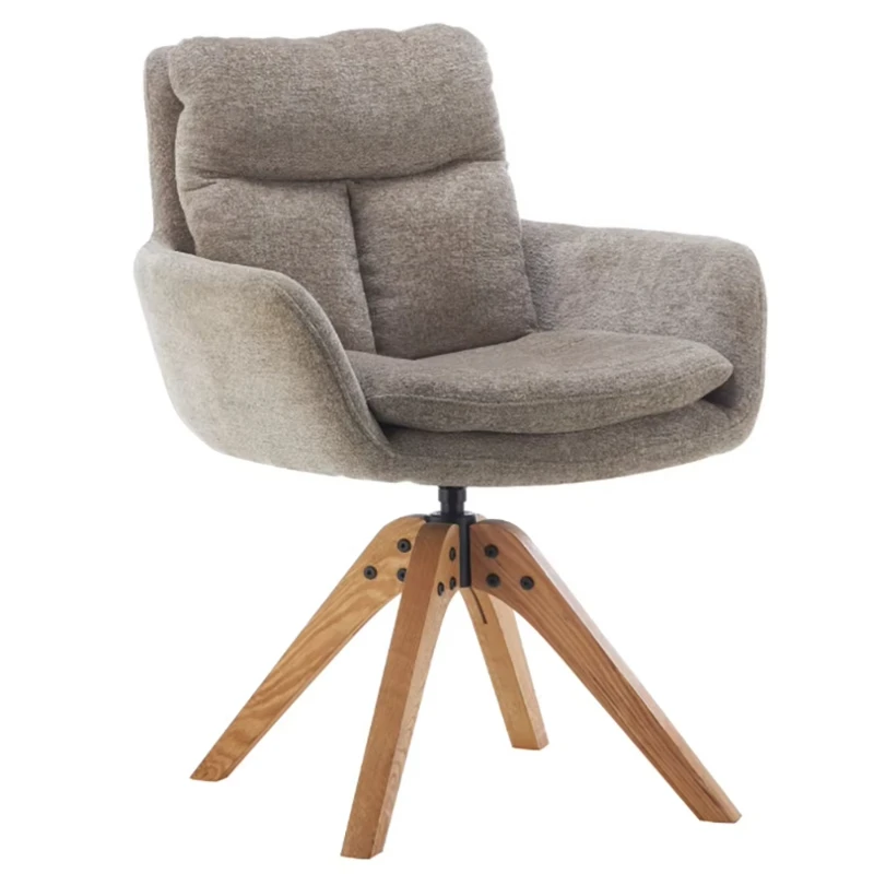 

Wooden durable dining chair soft luxury casual modern home office kitchen living room