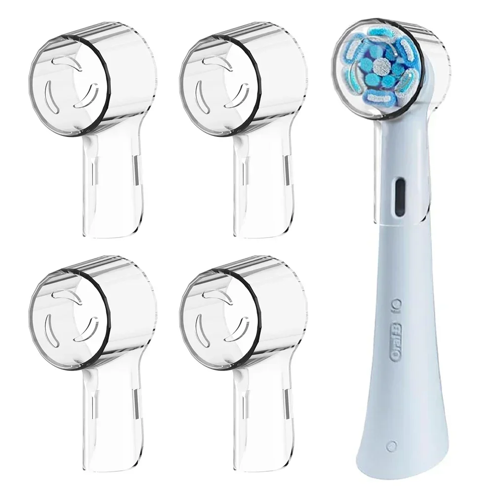 Toothbrush Dustproof Covers Caps Compatible with Braun Oral B Replacement Heads and IO Series Electric Toothbrush Head Protector