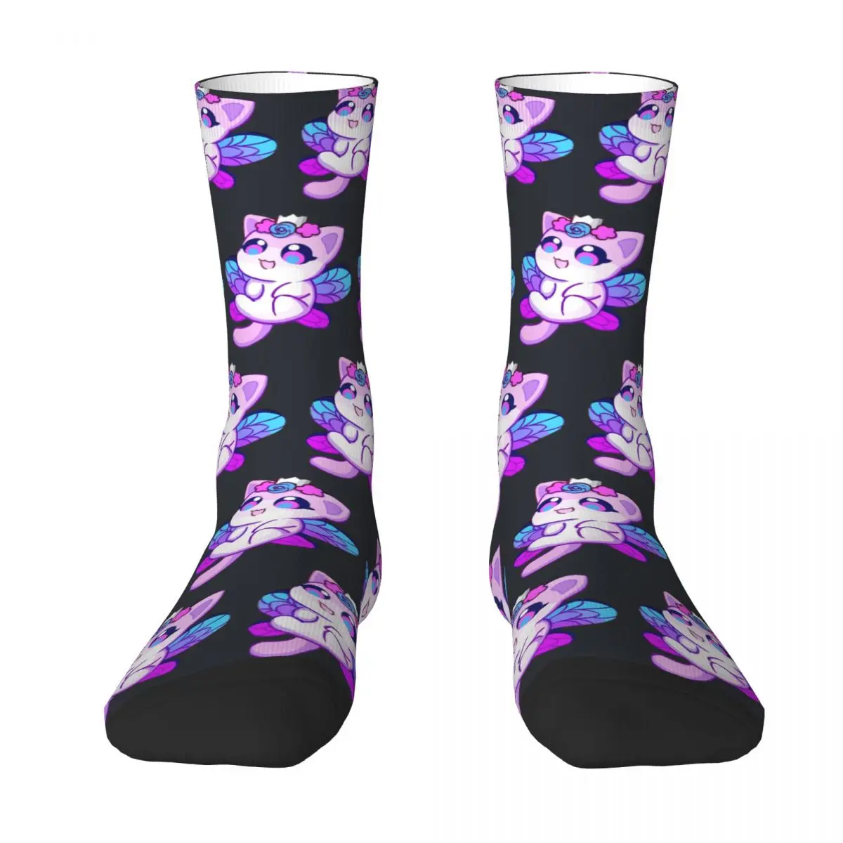 Aphmau Meow Plushies Anime Cats Socks Korean Stockings Men Quality Climbing Socks Autumn Graphic Non-Slip Socks