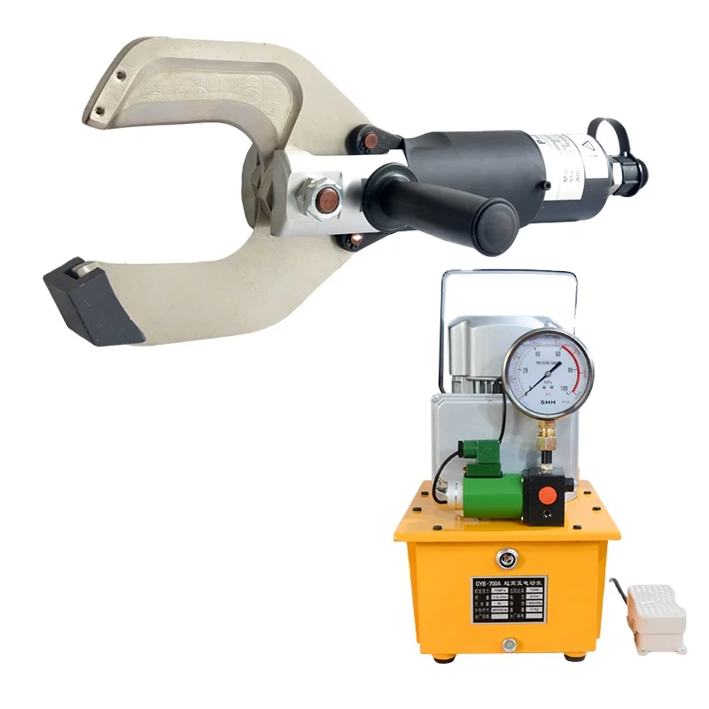 

P-85C 120kN Split-Type Tube Crimping Pliers with Electromagnetic Pump Hydraulic Cable Cutting Shears for Copper and Al Cables